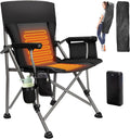 Heated Camping Chair with 20,000 mAh Battery - Long-Lasting Warmth