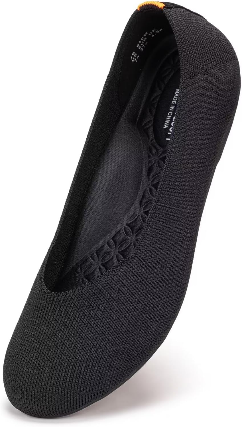Frank Mully Women's Wide Width Flats with Arch Support Comfort