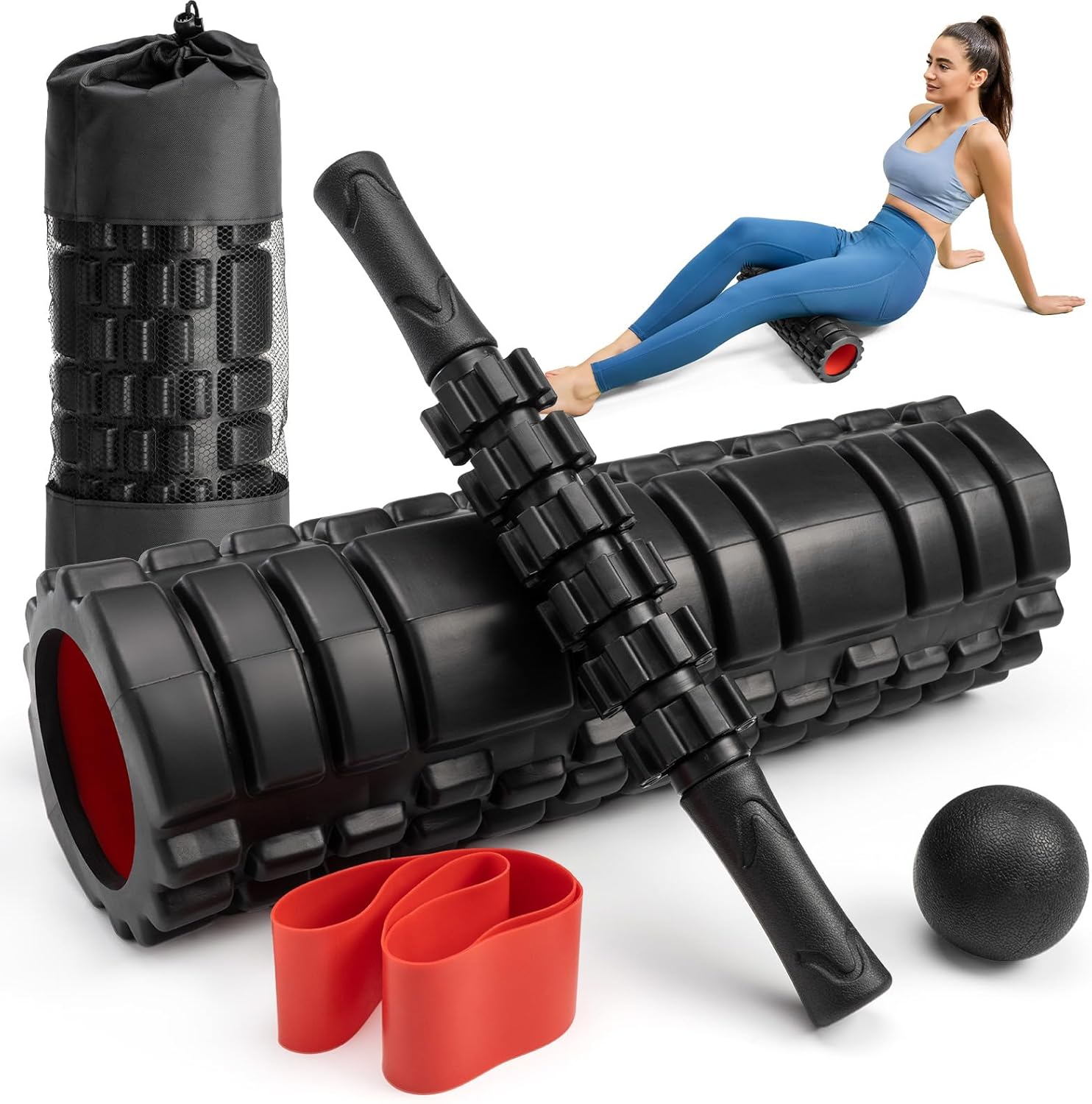 5-in-1 Foam Roller Set for Deep Muscle Massage and Recovery
