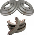 TRQ Rear Brake Shoe & Drum Kit Compatible with 2006-2015 Honda Civic