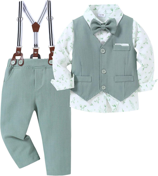 Toddler Baby Boy Clothes Suit for Weddings and Formal Events