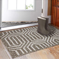 Indoor Doormat 32in x 48in Brown - Absorbent Low Profile Entry Rug