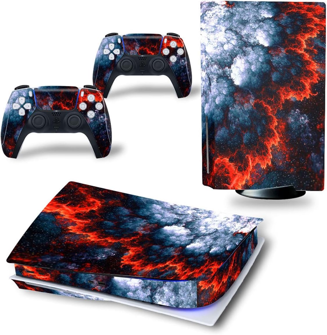 PS5 Full Body Magma Skin Decal Set - DOMILINA