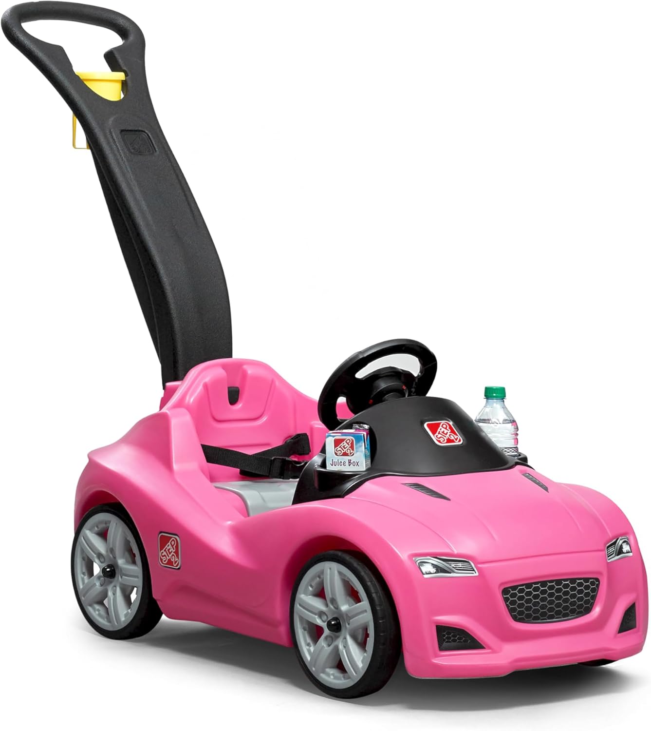Step2 Whisper Ride Cruiser Push Car for Toddlers, Pink