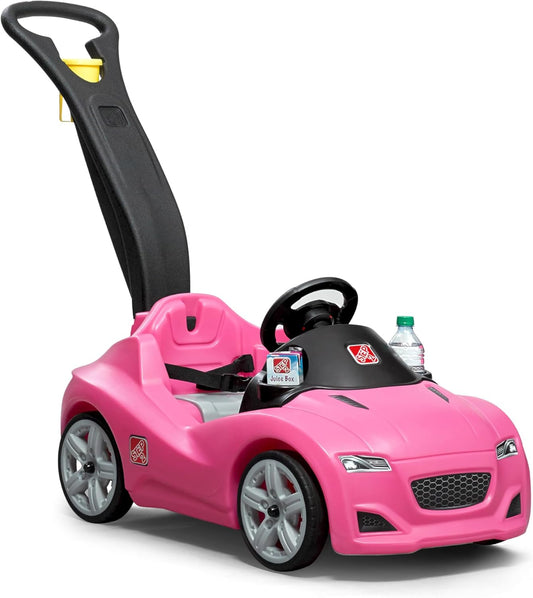 Step2 Whisper Ride Cruiser Push Car for Toddlers, Pink
