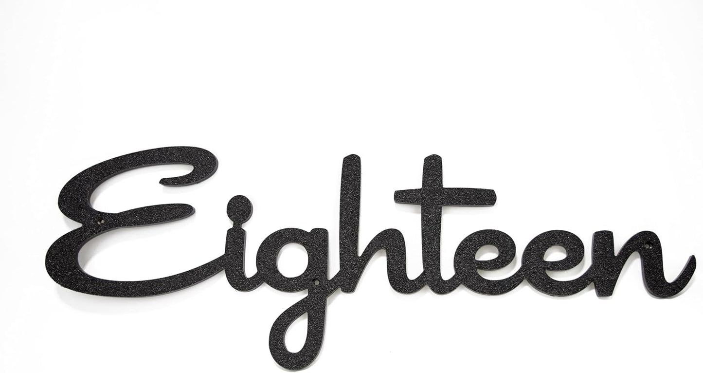 Mid-Century Modern Cursive House Numbers for Stylish Addressing