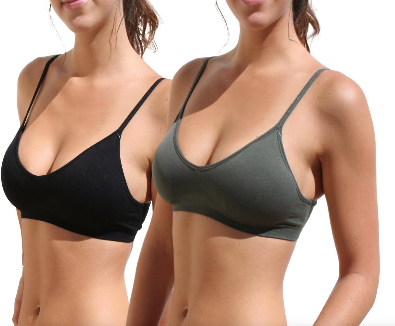Blue 55 Women's Bralette Wireless Padded Bra Top for Comfort