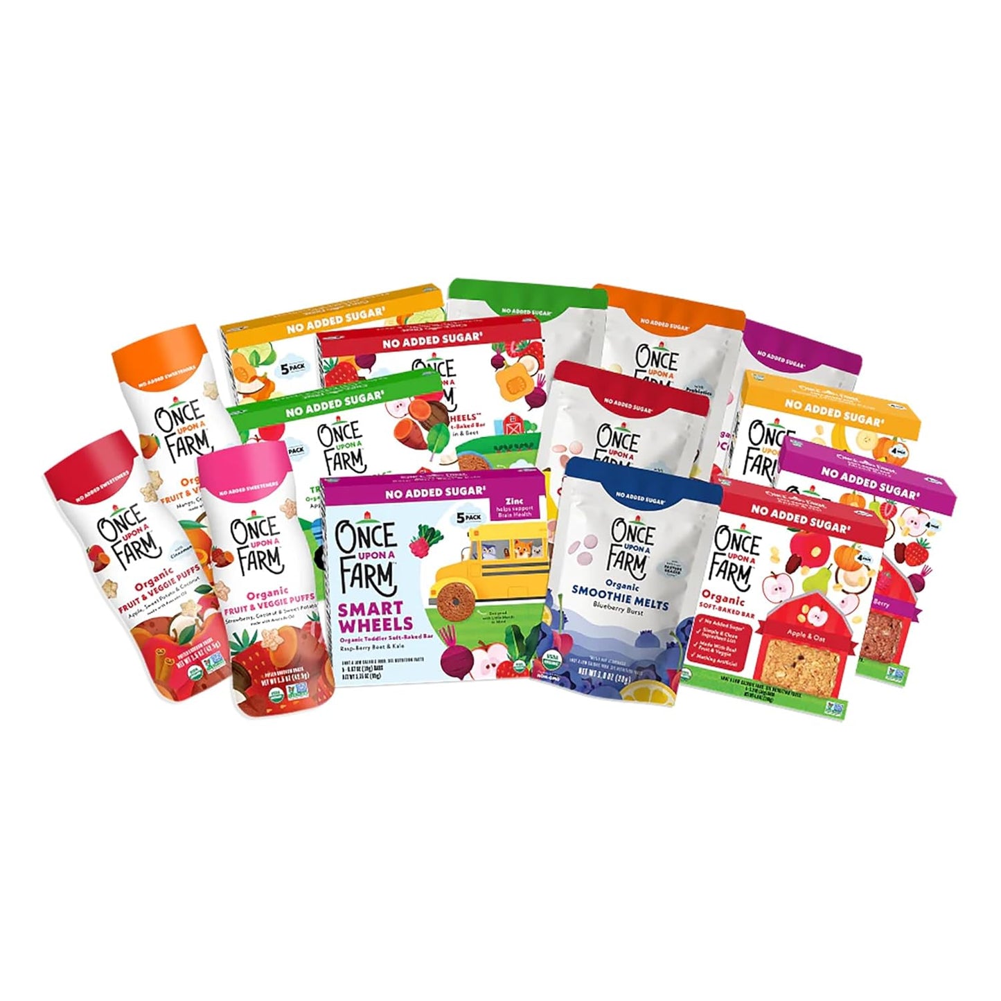 Once Upon a Farm Organic Snack Sampler for Healthy Toddlers