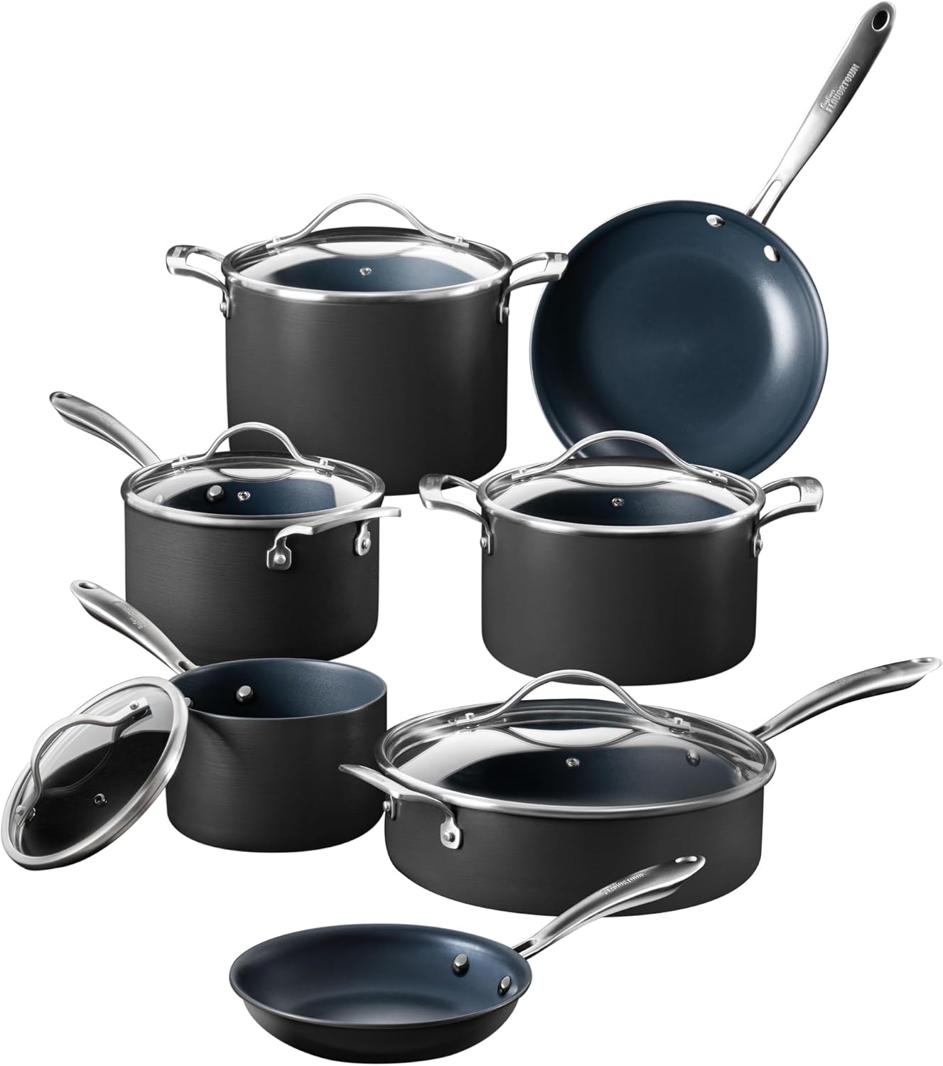 Guy Fieri's Flavortown Laser Titanium Non-stick Cookware Set