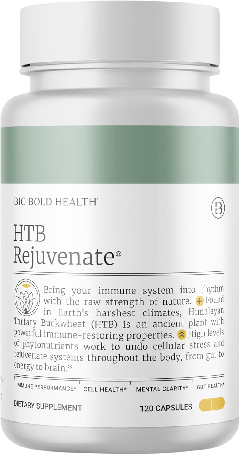 HTB Rejuvenate Immune Support Supplement with Buckwheat 120 Caps