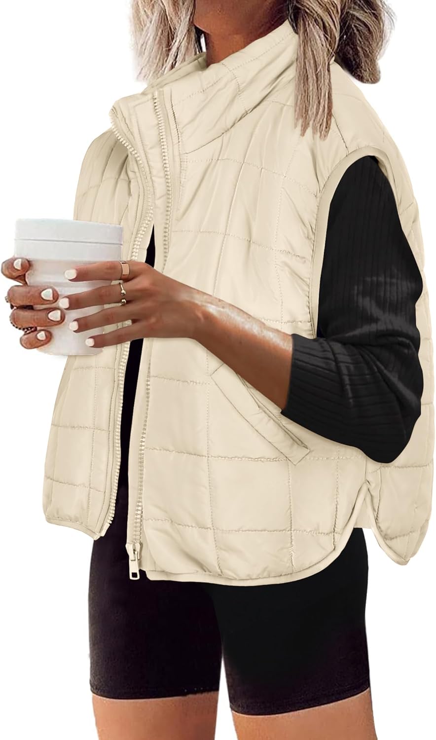Zeagoo Womens Puffer Vest - Stylish Sleeveless Winter Jacket