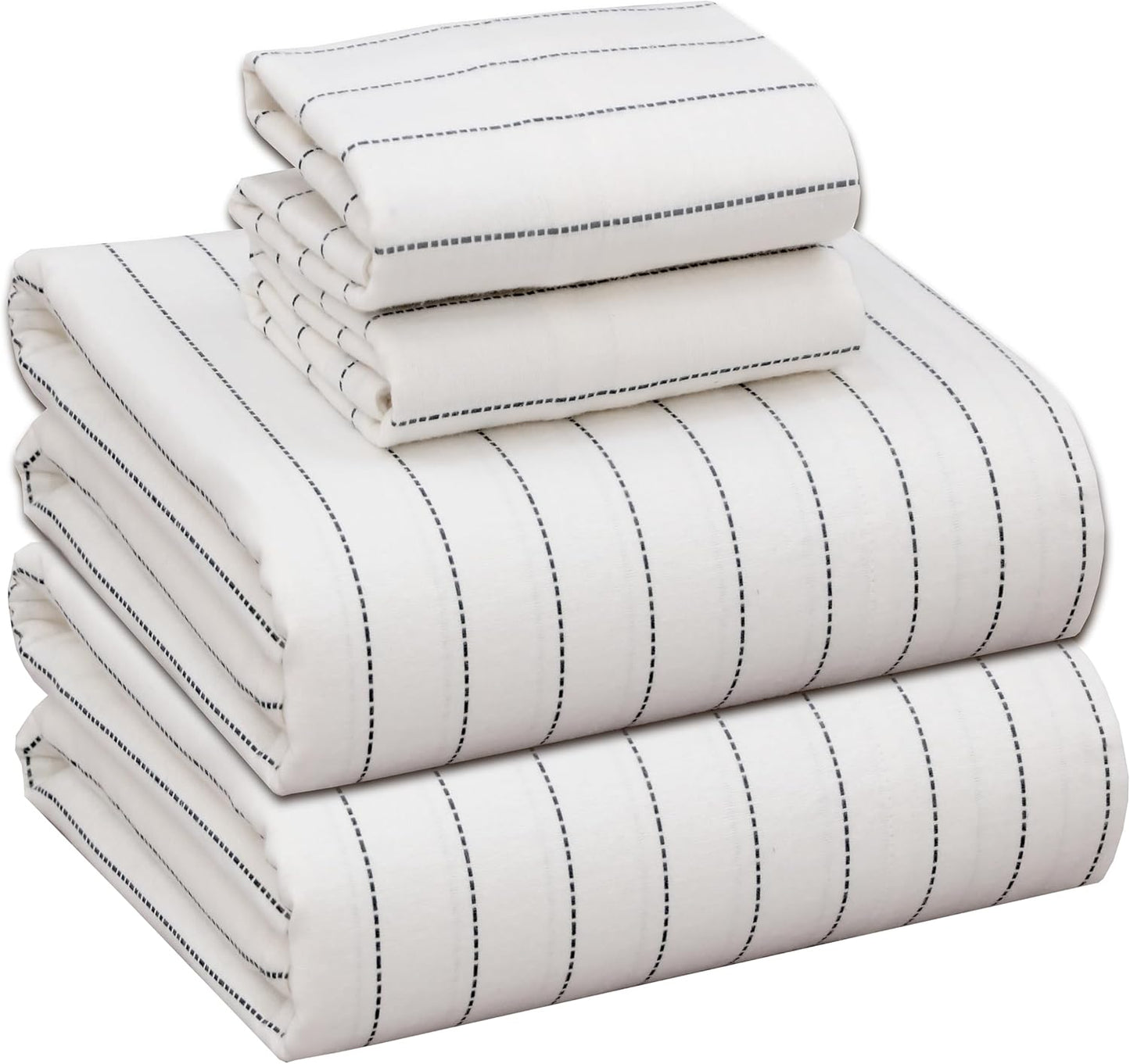 RUVANTI Flannel Sheets King Size Set for Cozy Sleep Experience