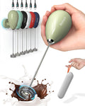 Milk Frother Handheld USB C Rechargeable - Portable Foam Wand