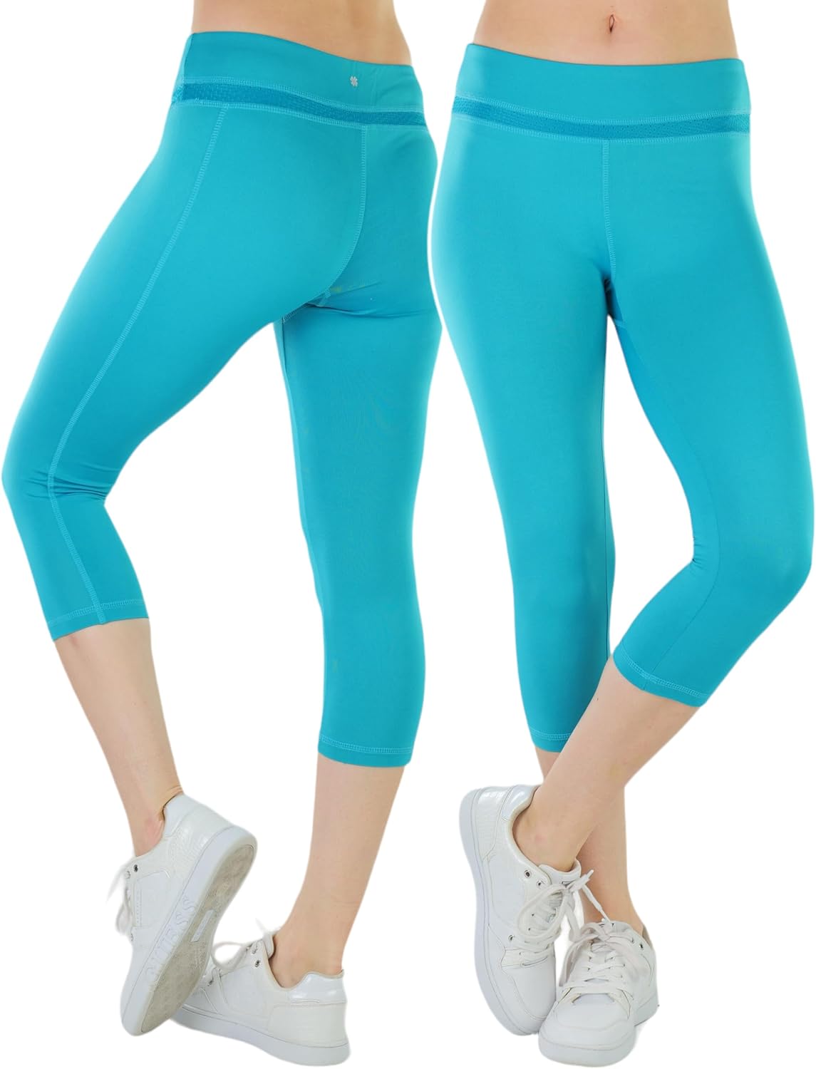 Colorblock Active Legging Pants: Full Ankle Length