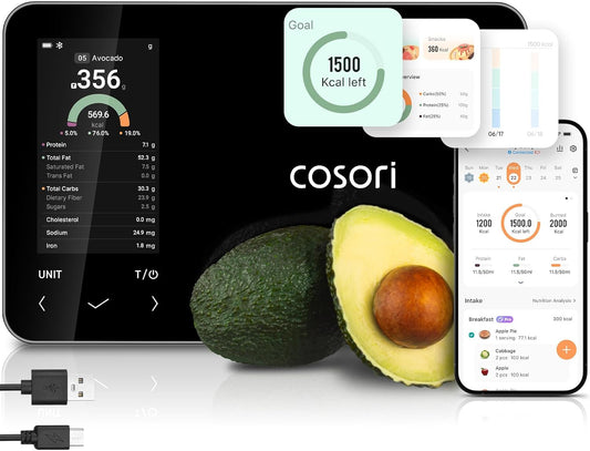Cosori Smart Food Kitchen Scale for Accurate Nutritional Tracking