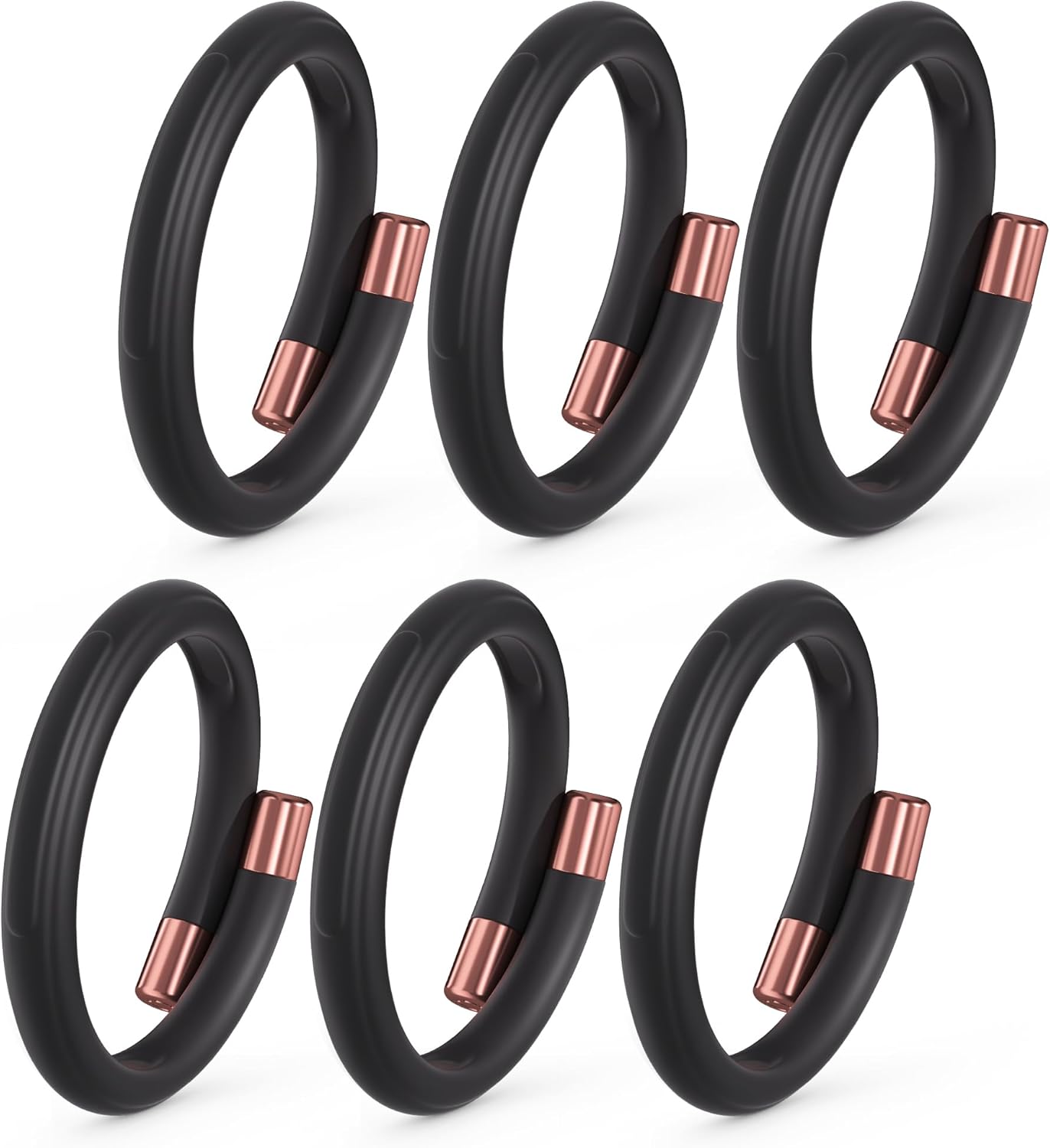 Natural Mosquito Repellent Bracelets for Kids & Adults - 6 Pack