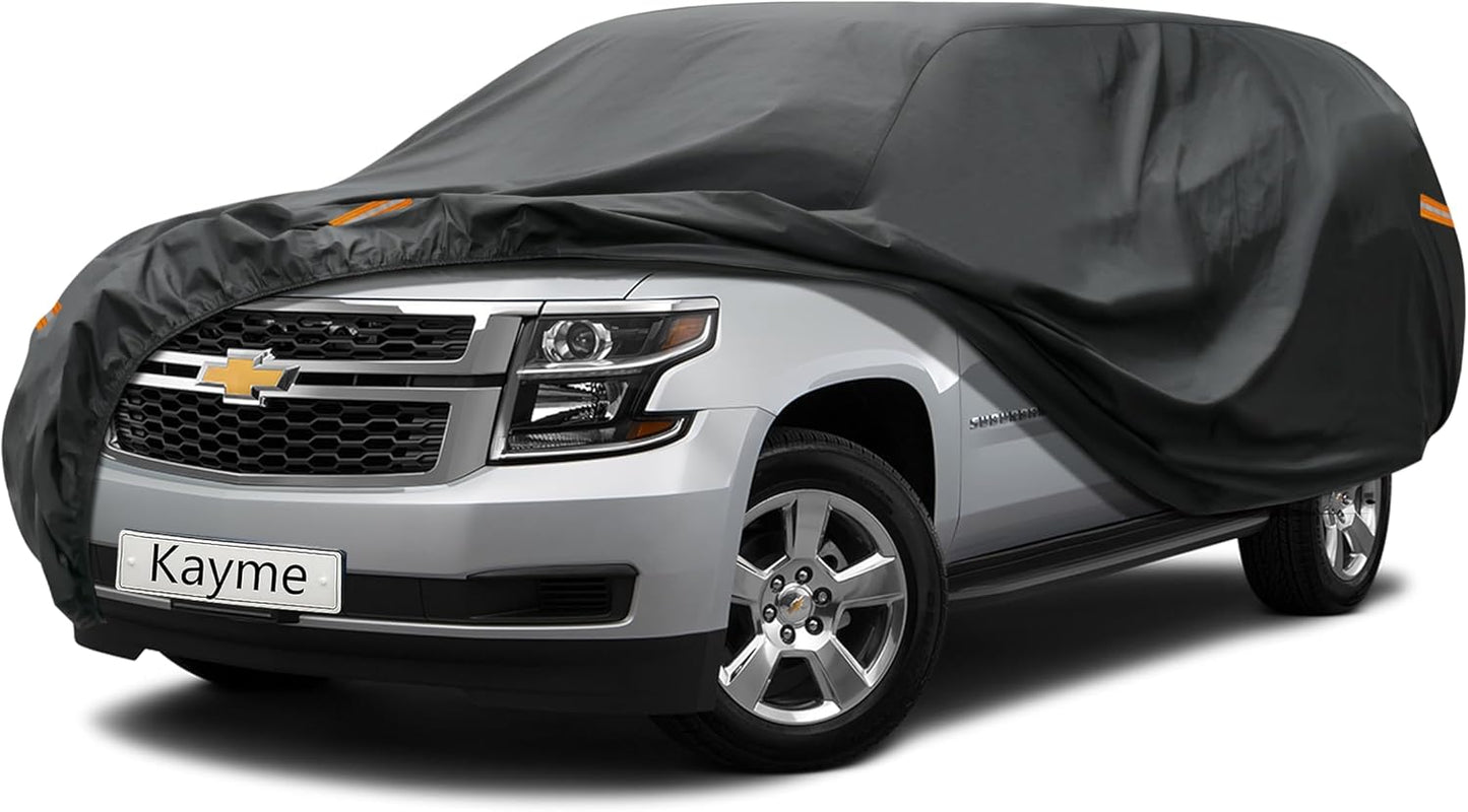 Kayme 7 Layers SUV Car Cover for Chevrolet Suburban Protection