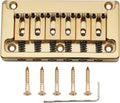 Musiclily Ultra Brass Fixed Hardtail Bridge for Strat Tele Guitars