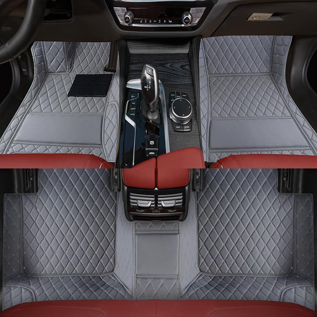 All-Weather Car Floor Mat for 99% Vehicle Models in Pure Grey