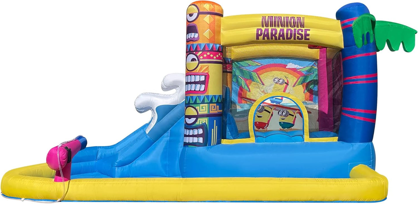 Minions Bounce House with Slide for Indoor Outdoor Fun