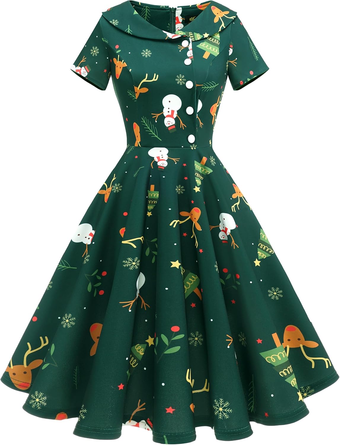 Vintage 1950s Audrey Hepburn Style Cocktail Swing Dress Review
