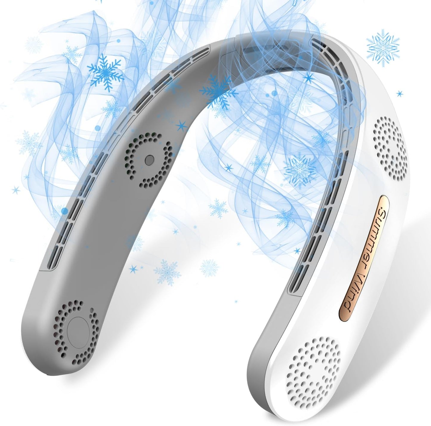 Portable 360Cooling Neck Fan - Stay Cool Anywhere