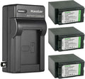 Kastar 3-Pack CGA-D54 Battery and AC Wall Charger Replacement - Long