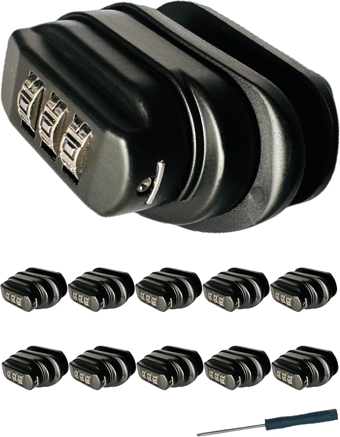 Gun Trigger Lock with 3 Digit Combination for Firearms Safety