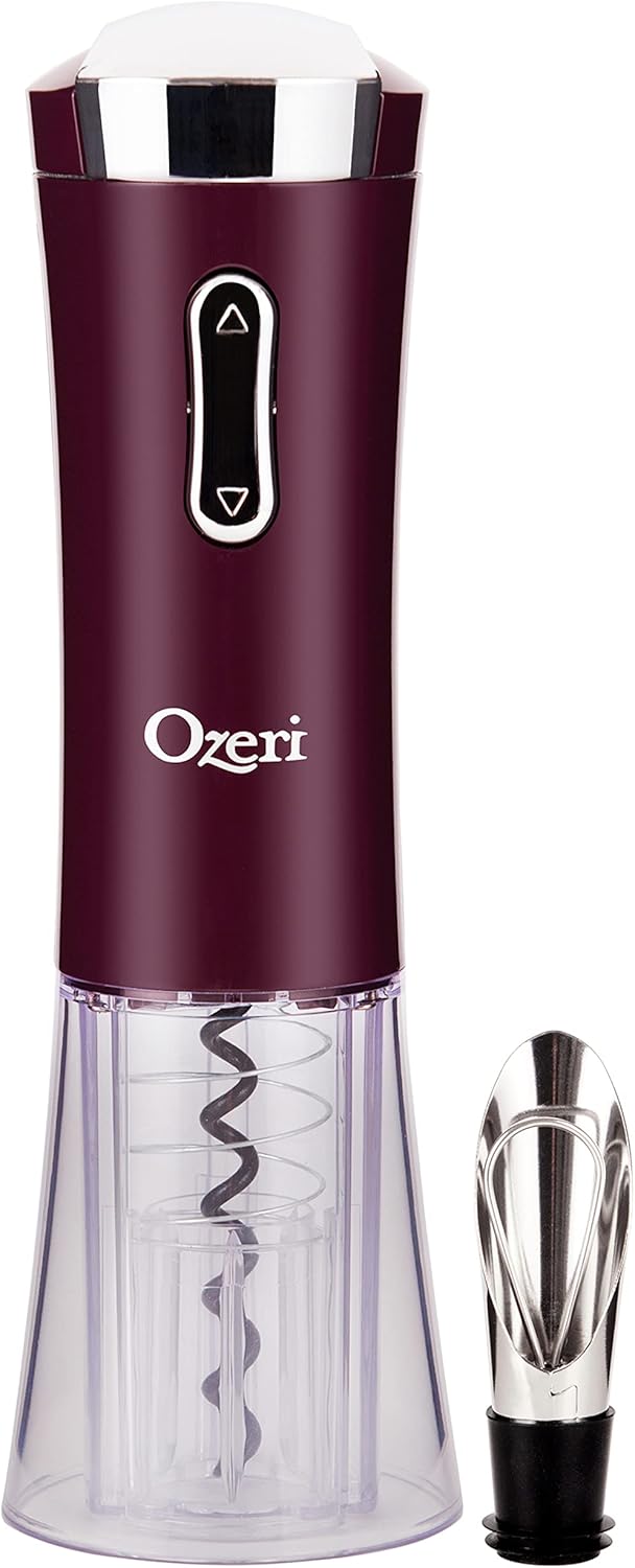 Ozeri Nouveaux II Electric Wine Opener with Foil Cutter