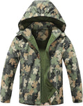 MGEOY Boys Girls Rain Jackets - Lightweight Waterproof Hooded