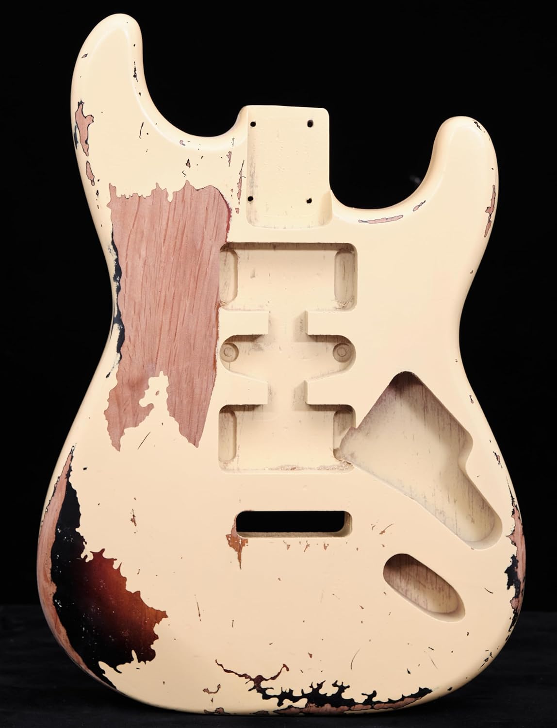 KGD Heavy Relic Strat Body, Alder, H-S-H, Authentic