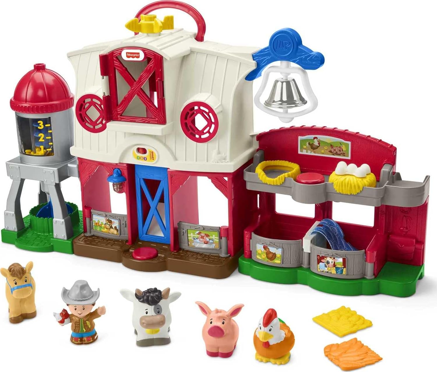 Fisher-Price Toddler Farm Playset for Animal Care