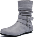 Luoika Women's Wide Width Ankle Boots - Comfortable Low (Style 3PXJ)