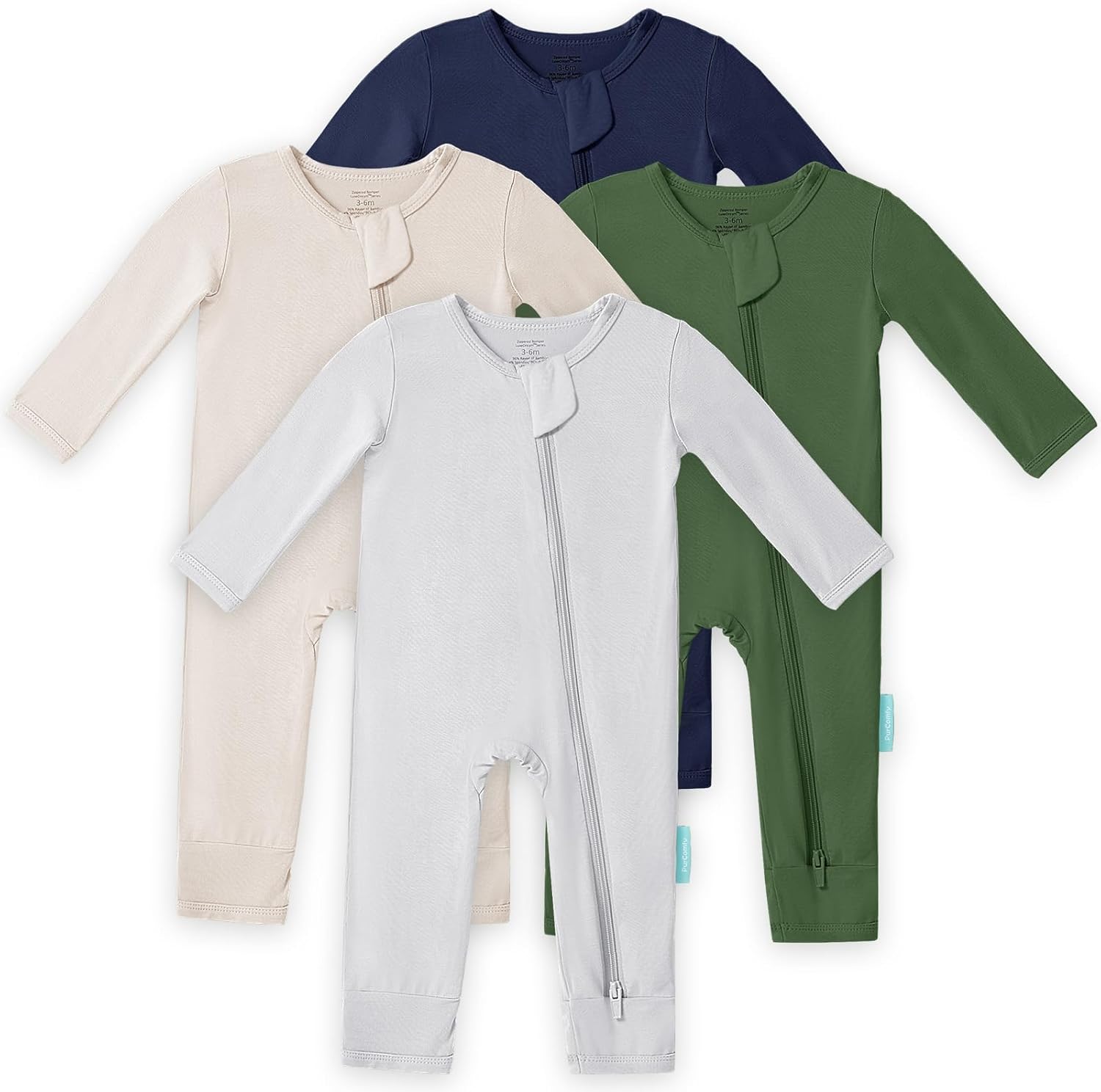 PurComfy Baby Long Sleeve Romper Jumpsuit for Ultimate Comfort