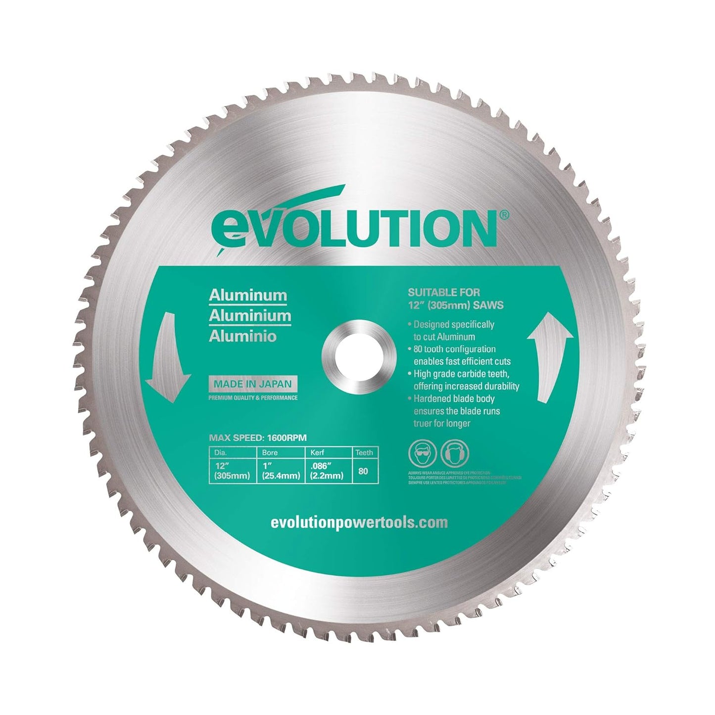 Evolution Power Tools 12-Inch Aluminum Cutting Saw Blade Review
