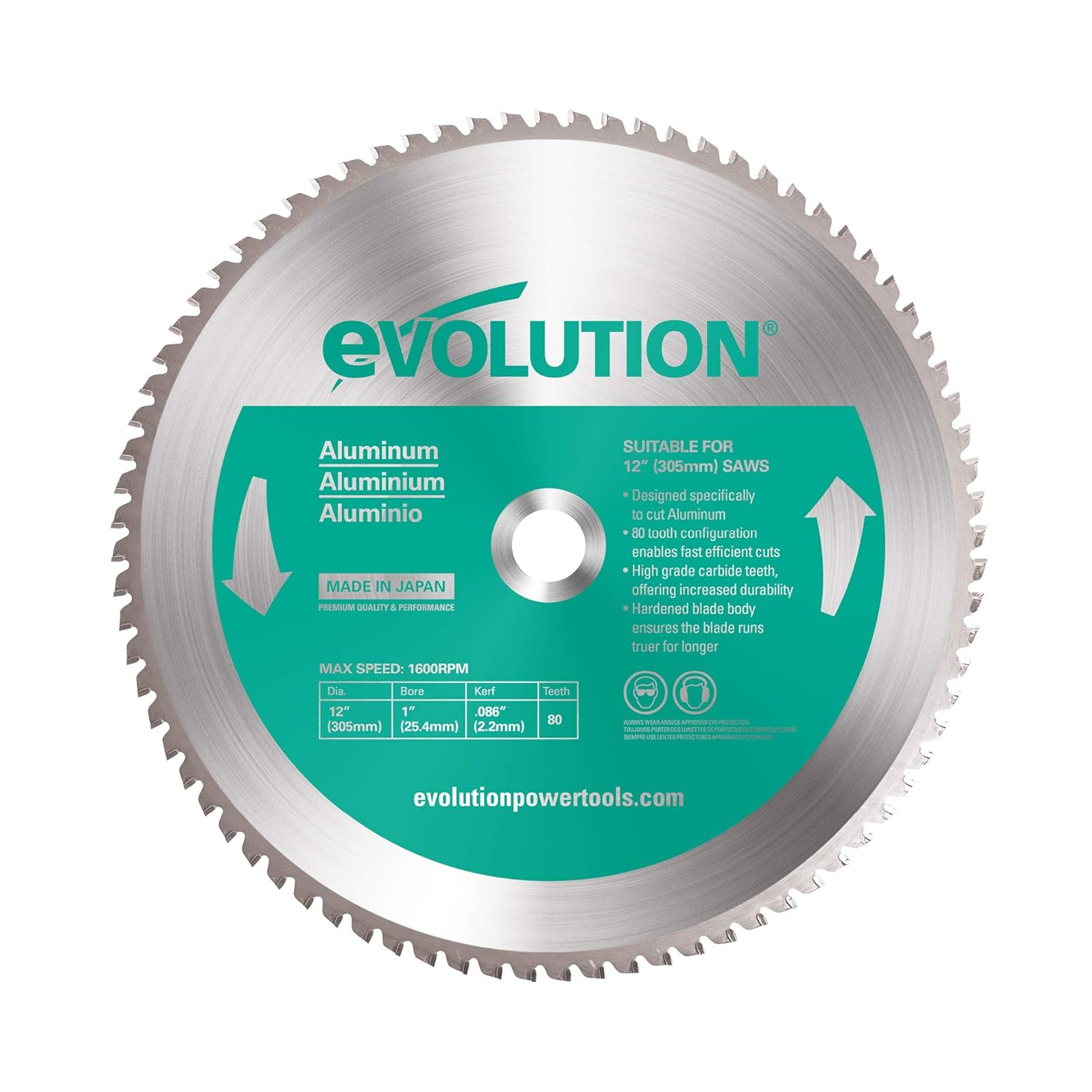 Evolution Power Tools 12-Inch Aluminum Cutting Saw Blade Review