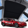 Tesla Model S Glass Roof Sunshade - Never Sag Nano Ice-Crystal