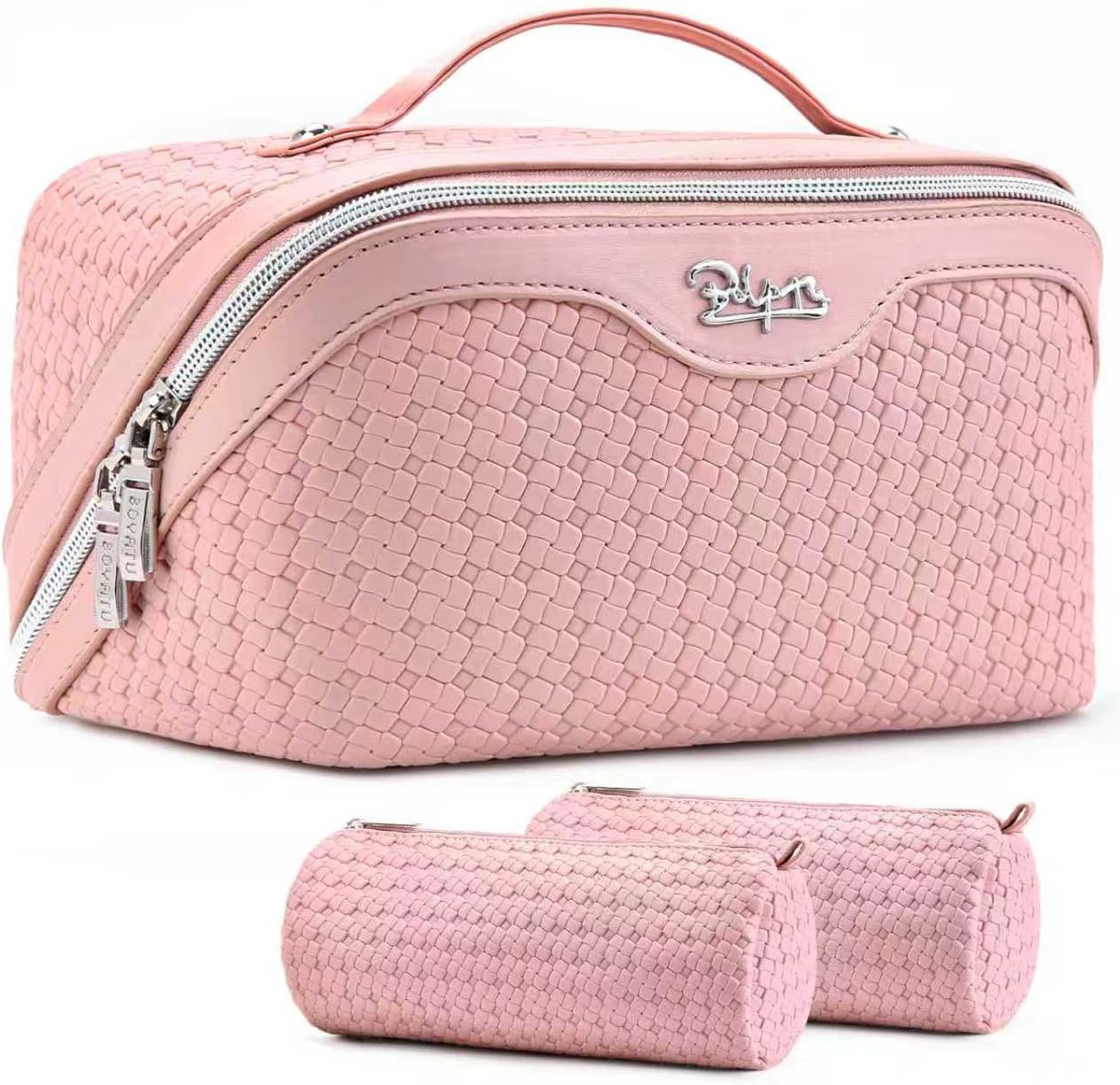 BOYATU Travel Makeup Bags for Women - Large Cosmetic Organizer