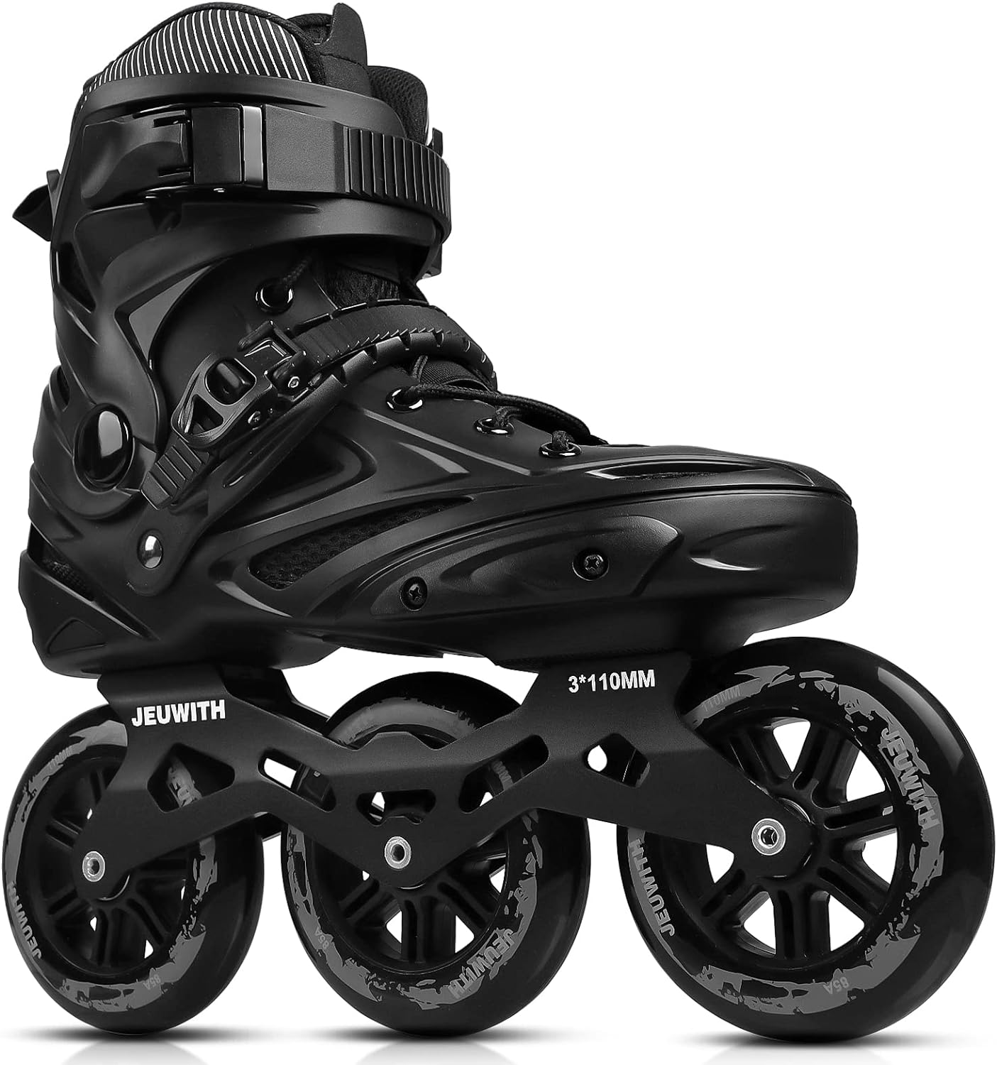 Inline Skates with 110mm Wheels for Unisex Fitness Fun
