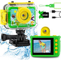 GKTZ Kids Camera Waterproof Underwater Camera for Kids - 1080P HD