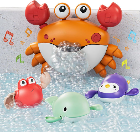 TUMAMA Bubble Bath Music Machine - Fun Crab Toy for Kids