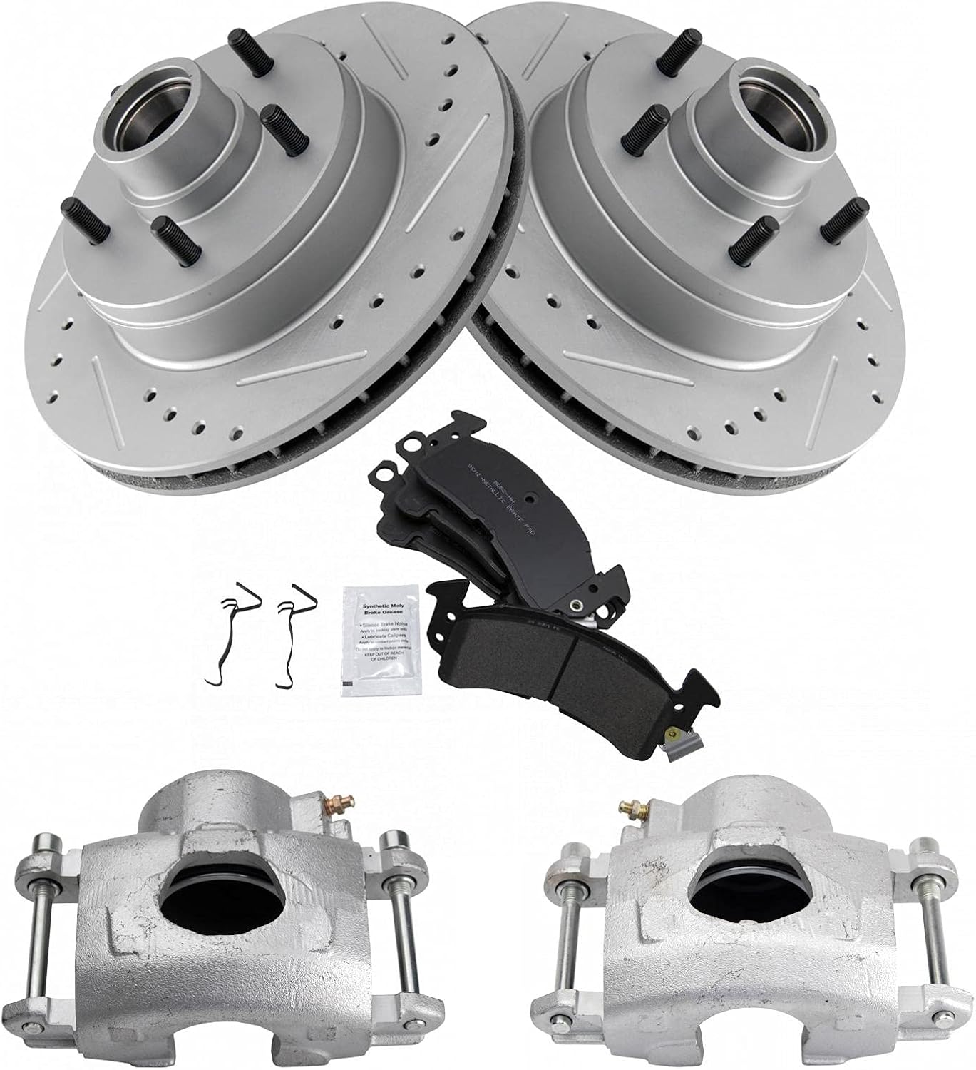 TRQ Front Metallic Pads Performance Rotor & Caliper Kit Review
