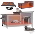 Heated Cat House Outdoor Insulated Shelter - Winter-Ready