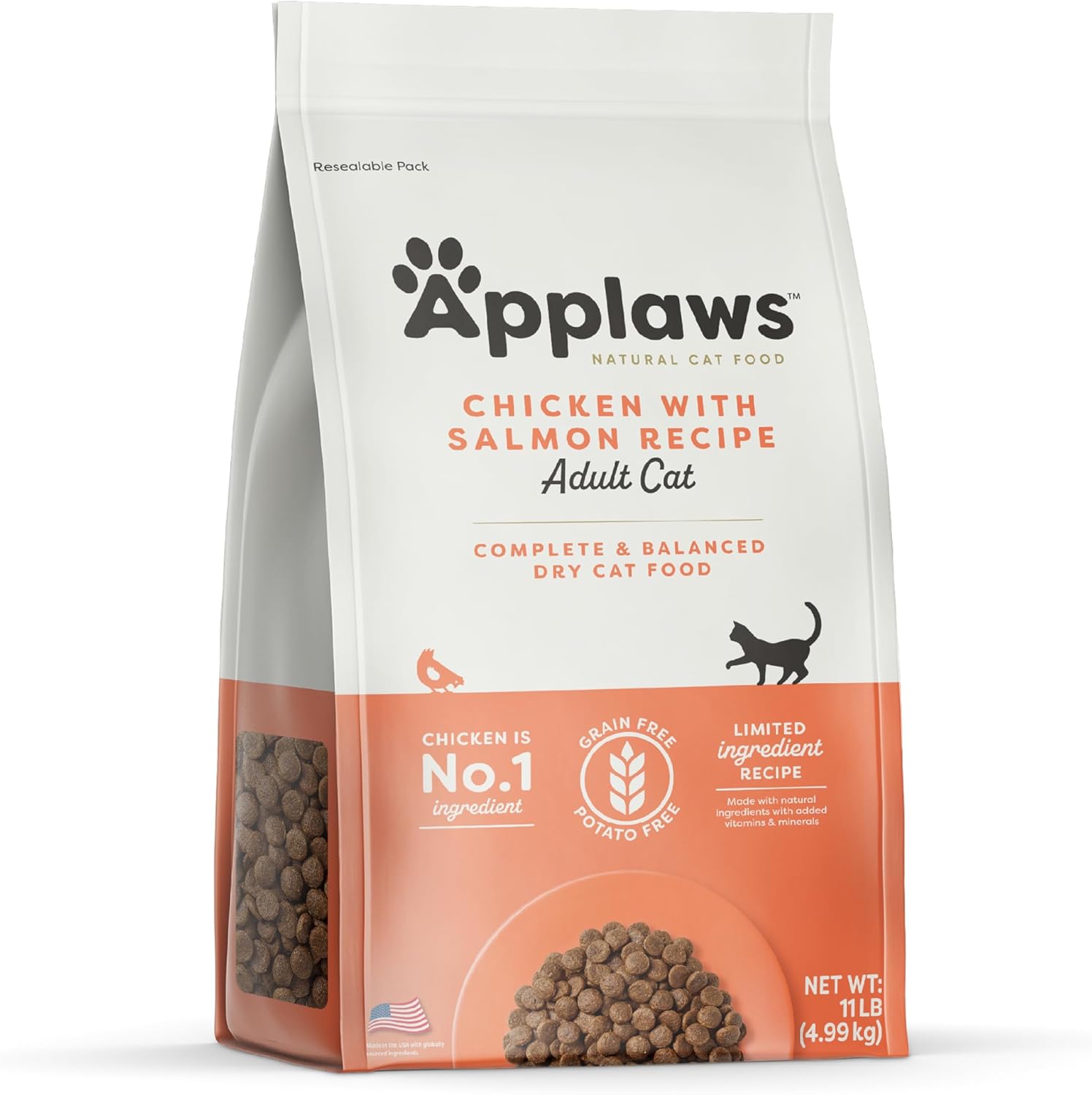 Applaws Complete Dry Cat Food for Healthy Digestion & Energy