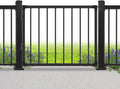 Deck Fence Gate Outdoor 32in H Gate for 36in Decks - Heavy Duty Steel
