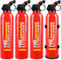 4 Pack Fire Extinguisher for Home with Wall Mount - Compact