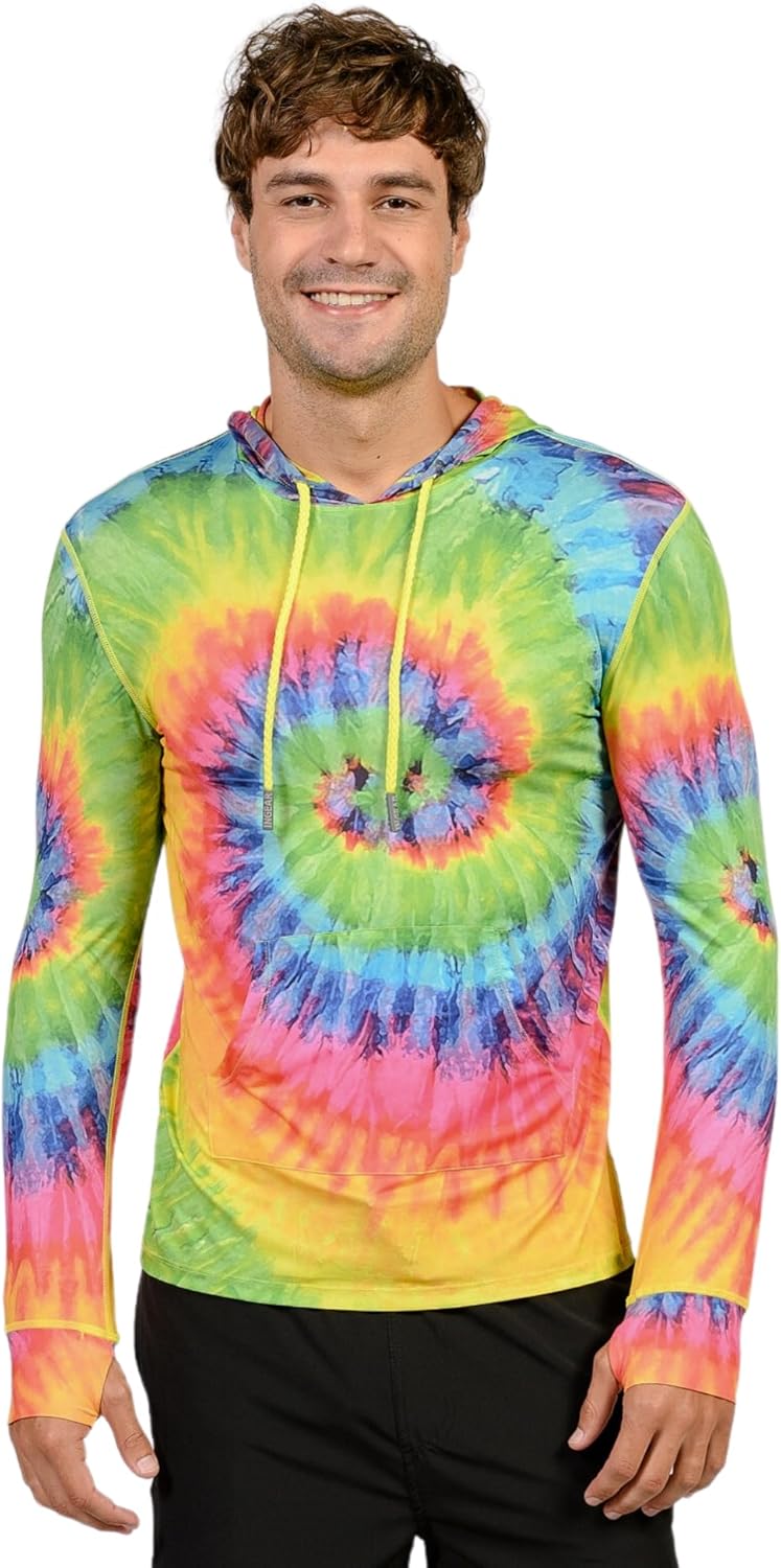 INGEAR Men's SPF 50+ Sun Hoodie - Ultimate UV Protection for Outdoor Activities