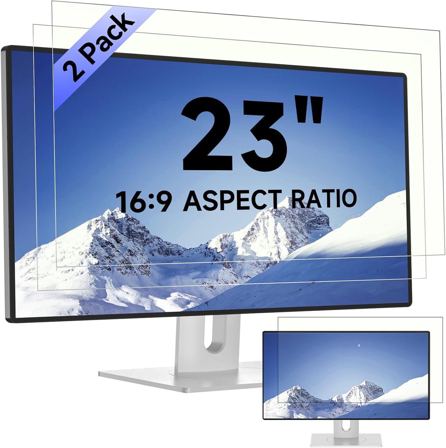23 Inch Computer Blue Light Blocking Screen Protector for Monitors