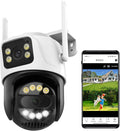 6MP Dual Lens Wireless Outdoor Security Camera - Dual Perspective PTZ