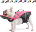 Dog Life Jacket Reflective Life Vest for Swimming and Boating - Safety